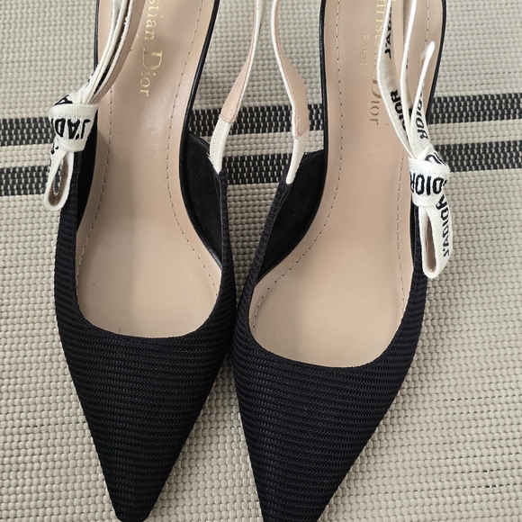 Dior J'Adior Black Slingback Pumps - Picture 3 of 5